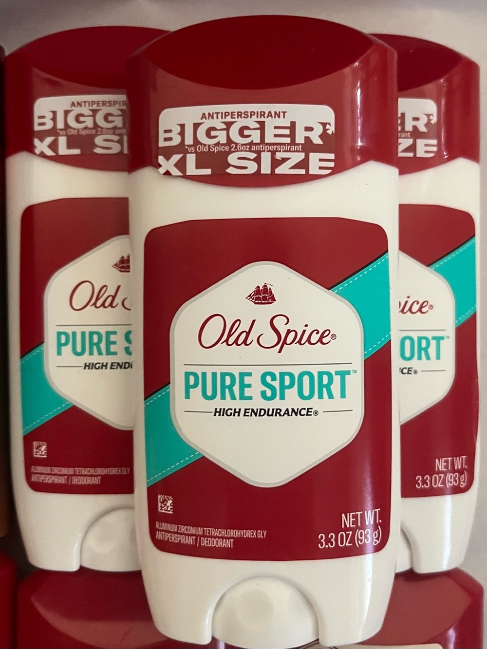 (3) Old Spice Pure Sport Deodorant lot XL